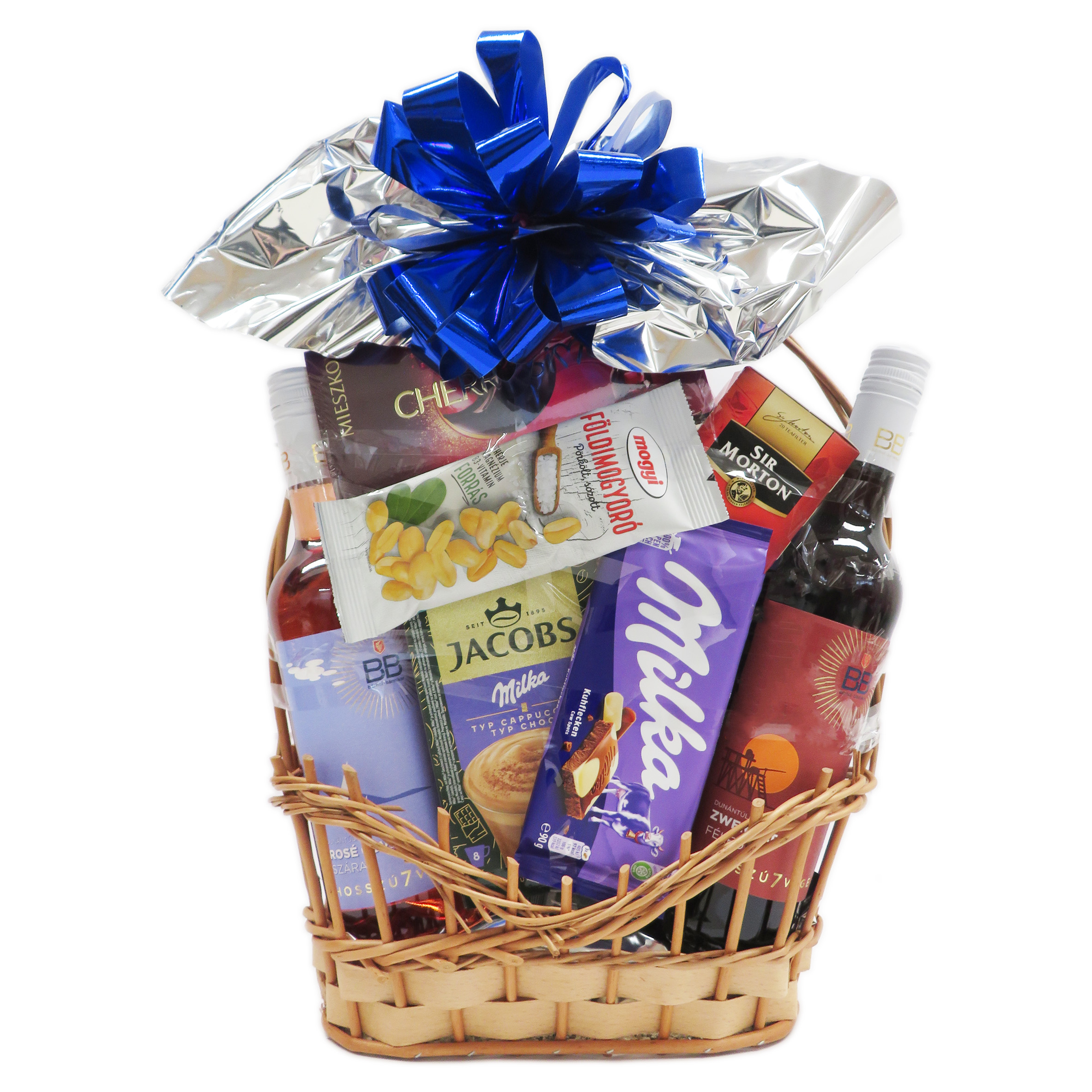 Kék Ajándékkosár