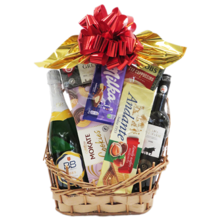 Piros Ajándékkosár