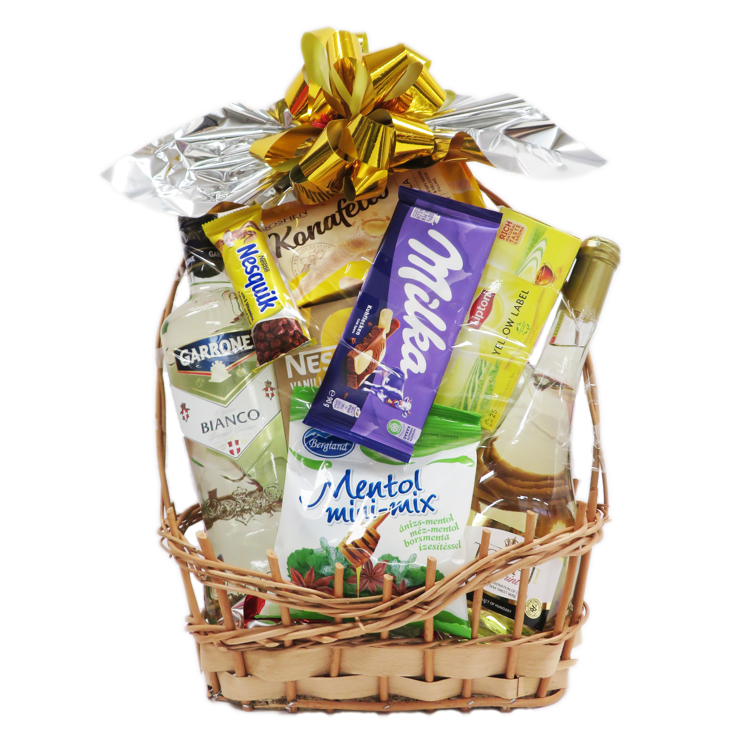 Sárga Ajándékkosár